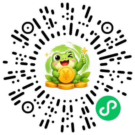 微信扫描小程序码，打开妙蛙记账小程序